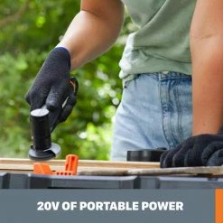 MakerX 20-Volt Angle Grinder Rotary Tool Attachment and 4 Accessories (Tool-Only) by Worx 26 MakerX 20-Volt Angle Grinder Rotary Tool Attachment and 4 Accessories (Tool-Only) by Worx -Toolocity Shop worx rotary tool attachments wx741l 9 76 1000