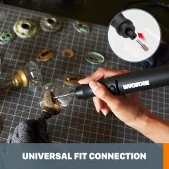 MakerX 20-Volt Rotary Tool with 20 Accessories (Tool-Only) by Worx 19 MakerX 20-Volt Rotary Tool with 20 Accessories (Tool-Only) by Worx -Toolocity Shop worx rotary tools wx739l 9 1f 1000