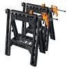 6 in. x 27 in. x 33 in. Plastic Workbench in Black by Worx 1 6 in. x 27 in. x 33 in. Plastic Workbench in Black by Worx -Toolocity Shop worx saw horses wx065 64 1000